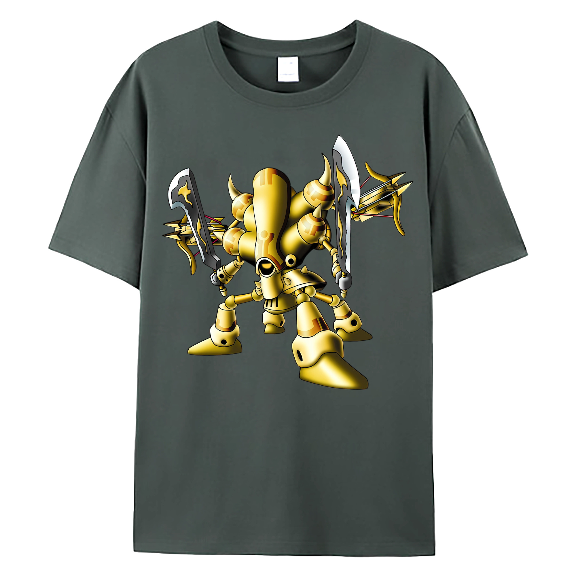 （画像用） ドラゴンクエスト Doragon Kuesuto Dragon Quest 綿100％ メンズ半袖Tシャツ｜肌触りやわらか＆通気性